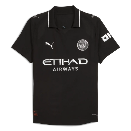 Manchester City 2025-26 Away Jersey – All-Black Classic