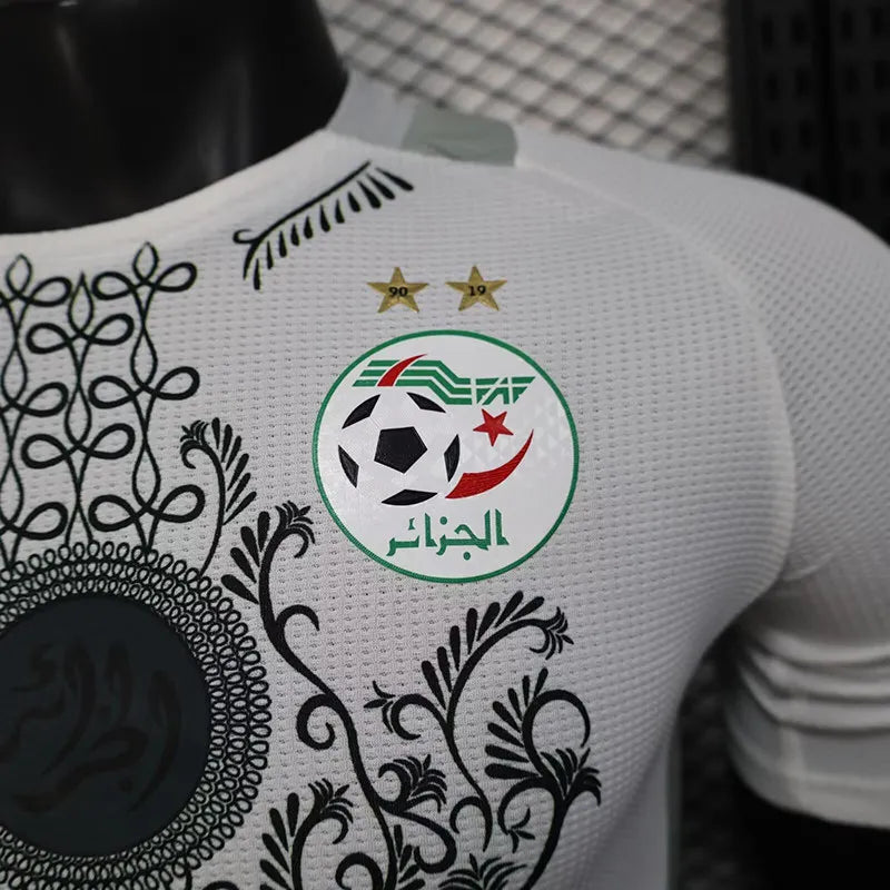 Algeria White And Black Jersey 2025